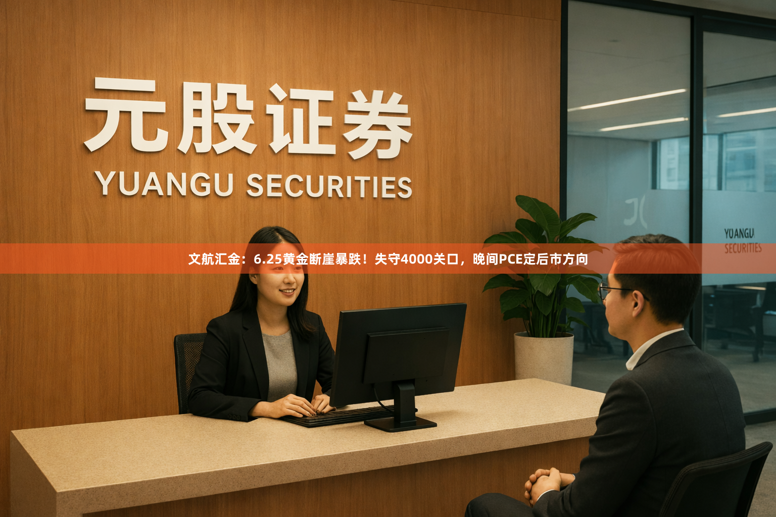 文航汇金：6.25黄金断崖暴跌！失守4000关口，晚间PCE定后市方向